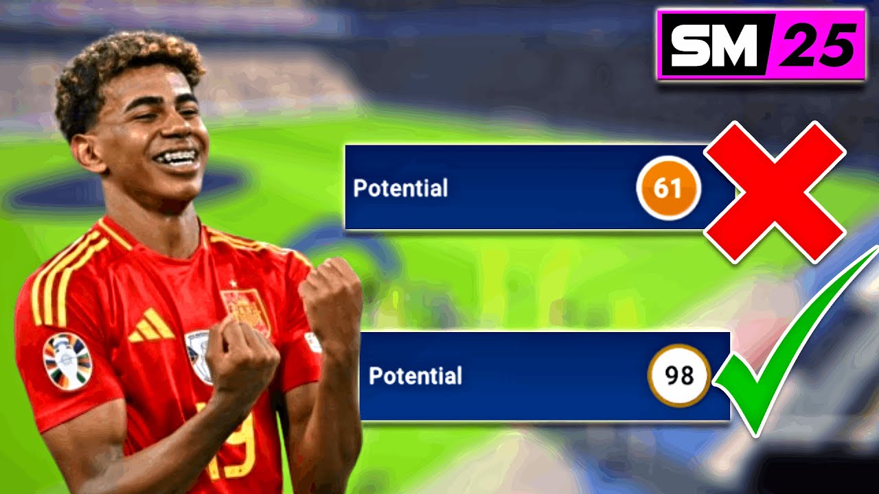 Потенциал в SM25: всё, что нужно знать | Советы и хитрости Soccer Manager 2025