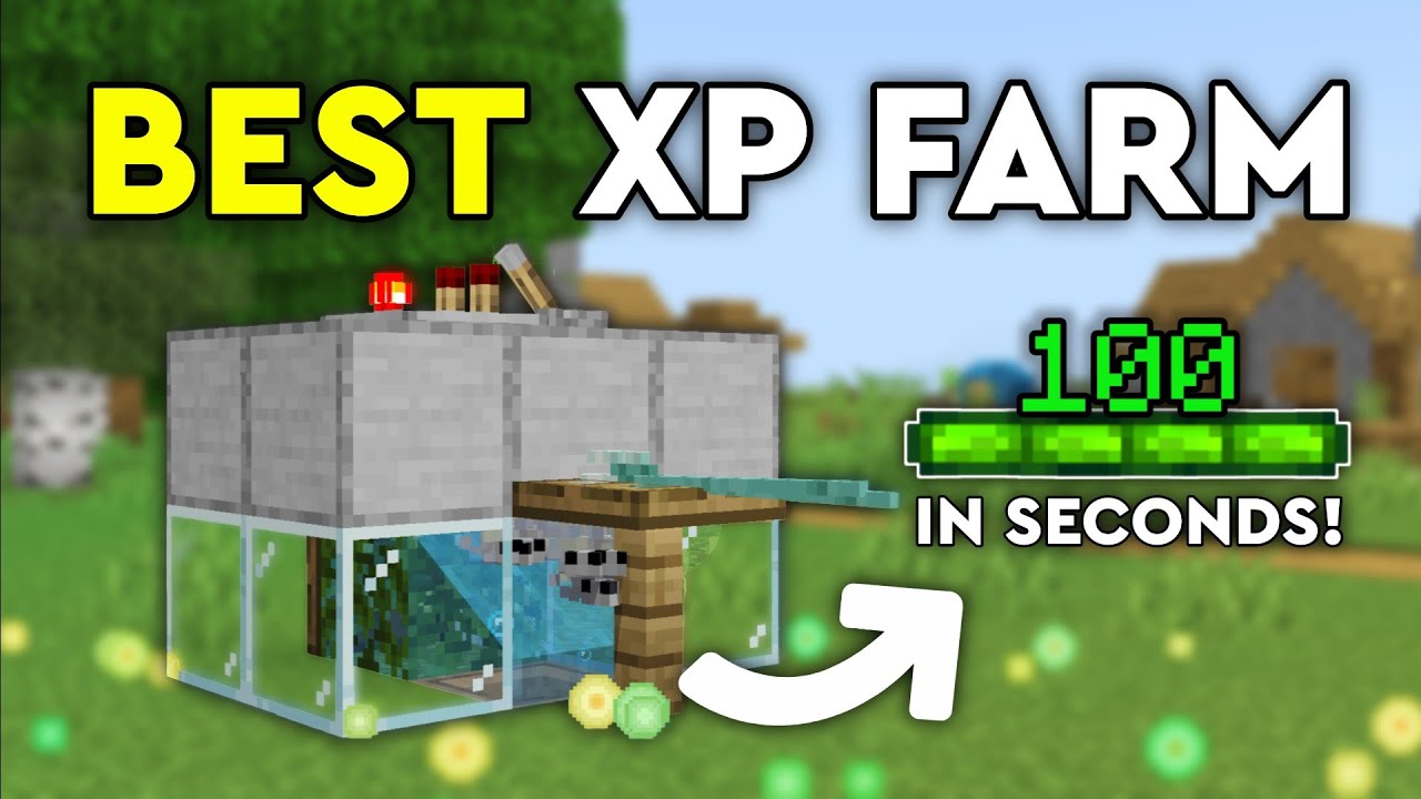 NEW BEST XP FARM In Minecraft Bedrock 1.21!