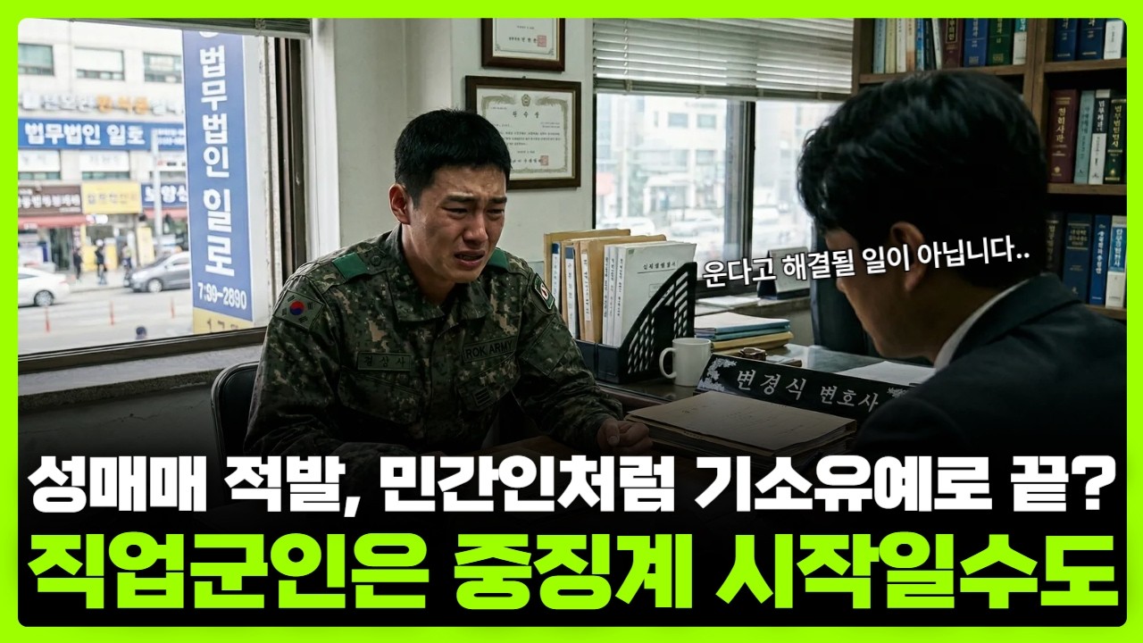 직업군인 성매매! 직업군인들은 형사처벌보다 중징계를 조심해야 한다? | 군징계 | 군인 품위유지의무위반 | 군징계위원회 | 현역복무부적합심사 | 변경식변호사 | 군검사역임변호사