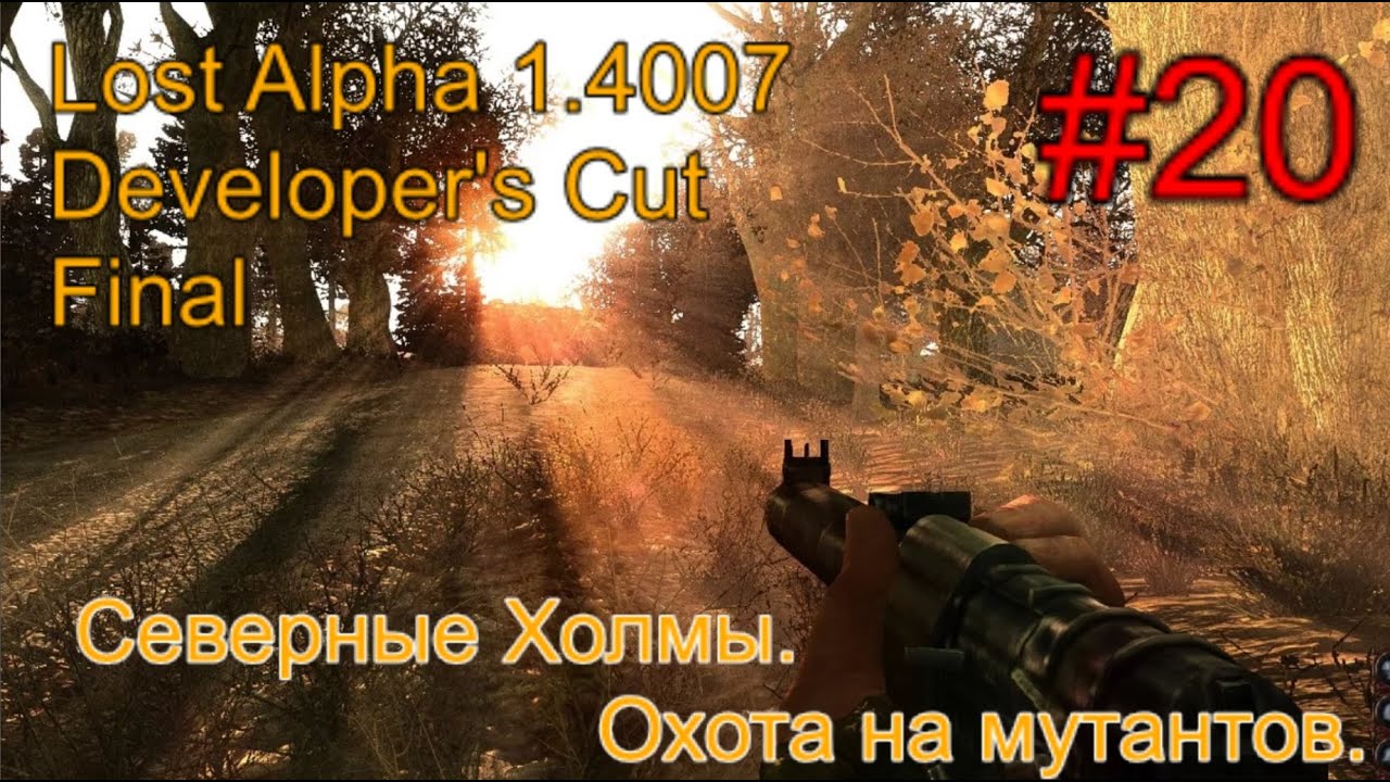 Lost Alpha 1.4007 DC - Final #20. Северные Холмы. Такого монста я ещё не видел в Сталкере