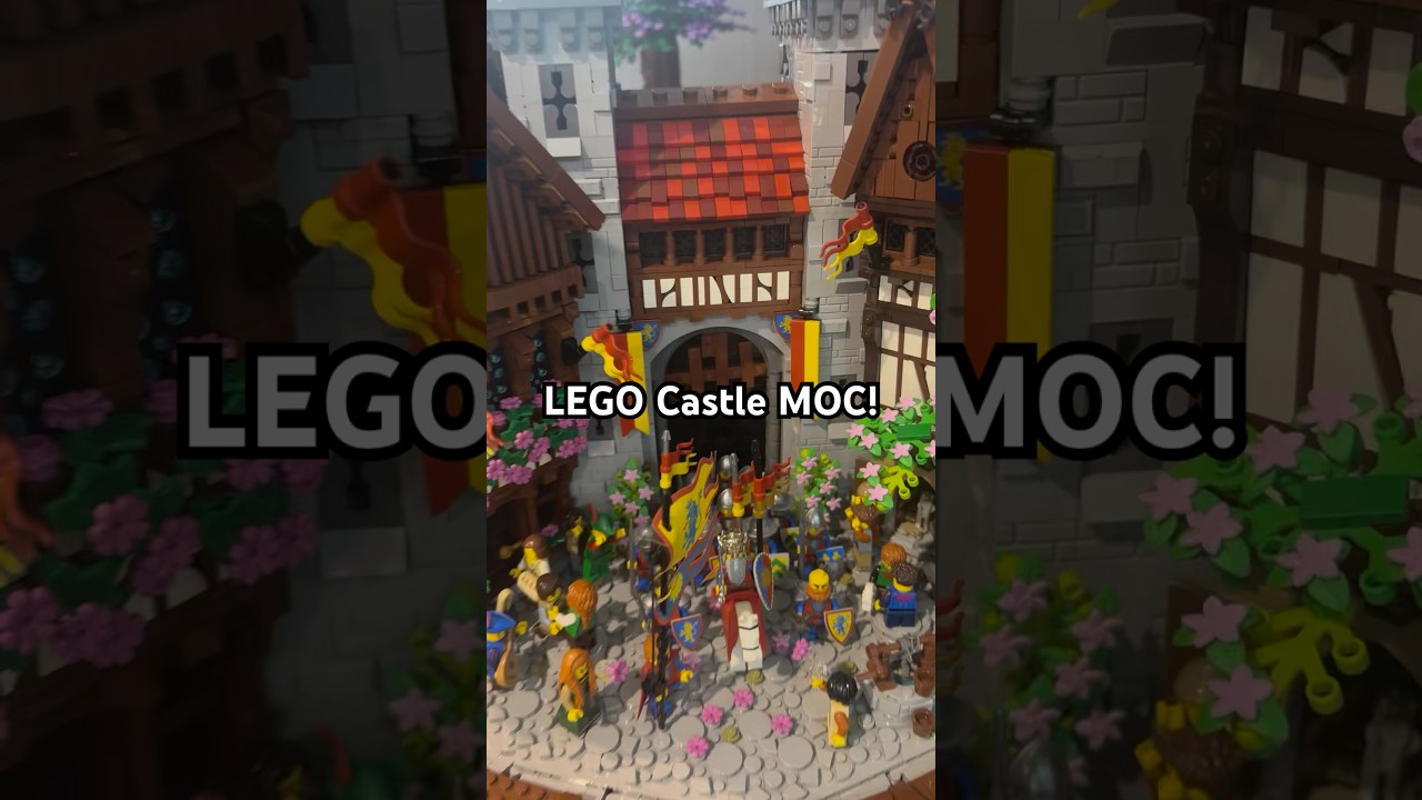 LEGO Castle MOC: Weltklasse und so viele Details! #lego #castle #legocastle