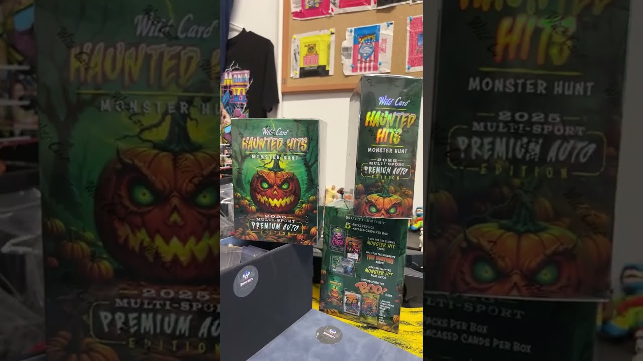 2025 Wild Card Haunted Hits 2 Box Rip + Store Guide!  ￼Bonerko’s Sports Cards & More, Inc. is live! 
