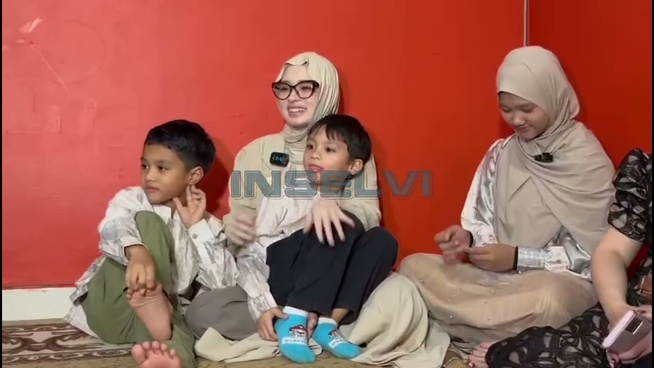 INARA RUSLI AJAK KETIGA ANAKNYA BUKA PUASA BERSAMA DI PANTI ASUHAN