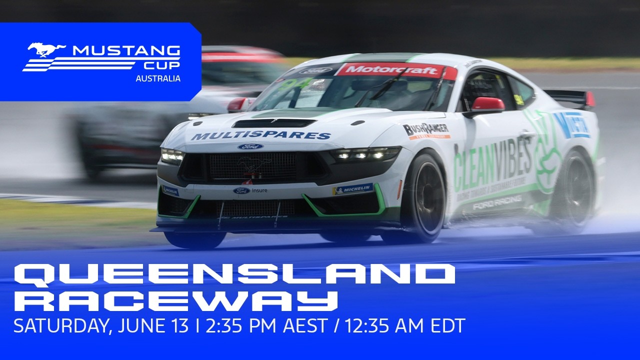 Mustang Cup Australia Race 1 at Queensland Raceway | Ford Racing