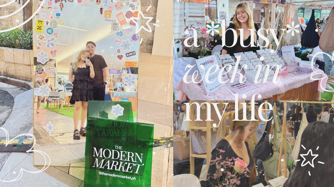 a busy week in my life ☁️✧ my first mall event, small business anxiety & finding hope again 💅