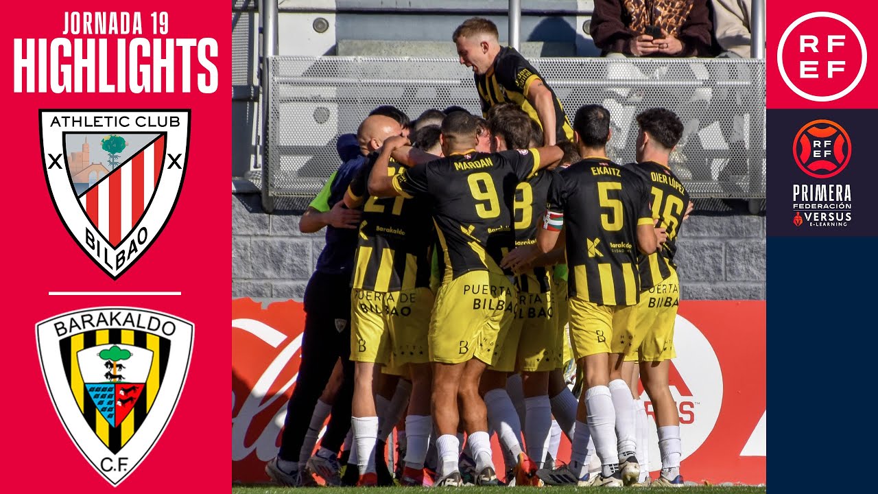 Resumen #PrimeraFederación | Athletic Club 
