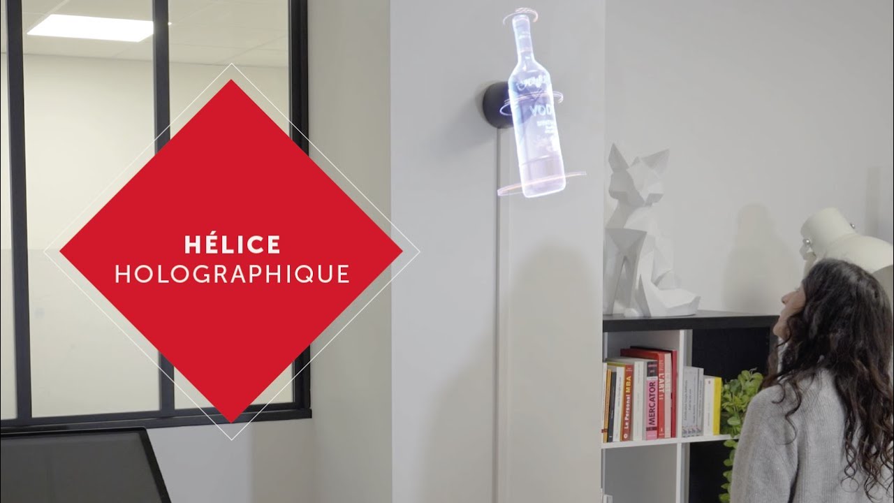 Hélice holographique | Pour un rendu 3D impressionnant qui attire l’œil des passants