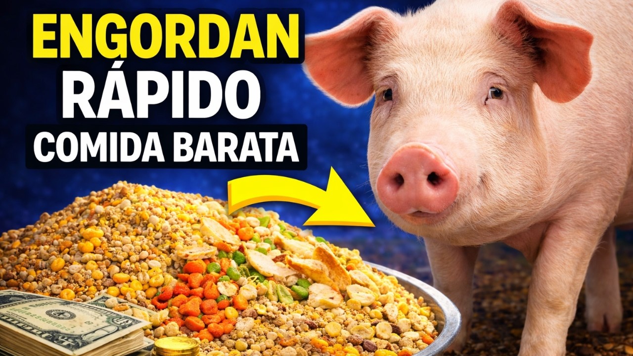 C&oacute;mo Engordar Cerdos R&aacute;pido con Comida Barata Funciona