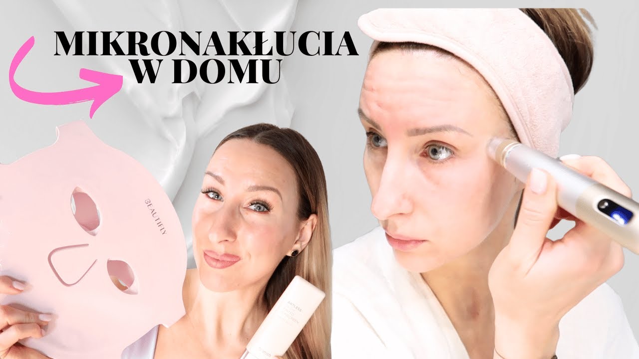 MEZOTERAPIA IGŁOWA W DOMU - JAK WYKONAĆ ? JAK REGENEROWAĆ SKÓRĘ  PIELĘGNACJA + TERAPIA ŚWIATŁEM LED