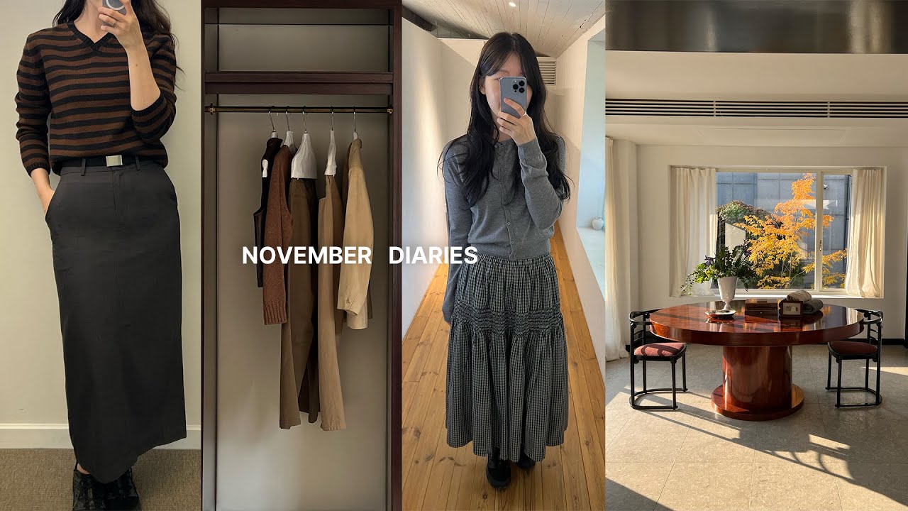vlog. 가을에 좋아하는 공간들⎥시눈⎥낫띵리튼⎥유메르⎥베르소⎥브라이드앤유⎥힐튼 서울 전시⎥감도 높은 편집샵 추천