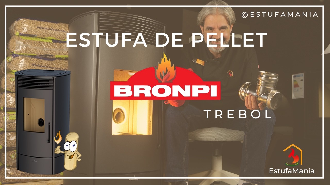 Estufa de pellet de Bronpi - Trebol