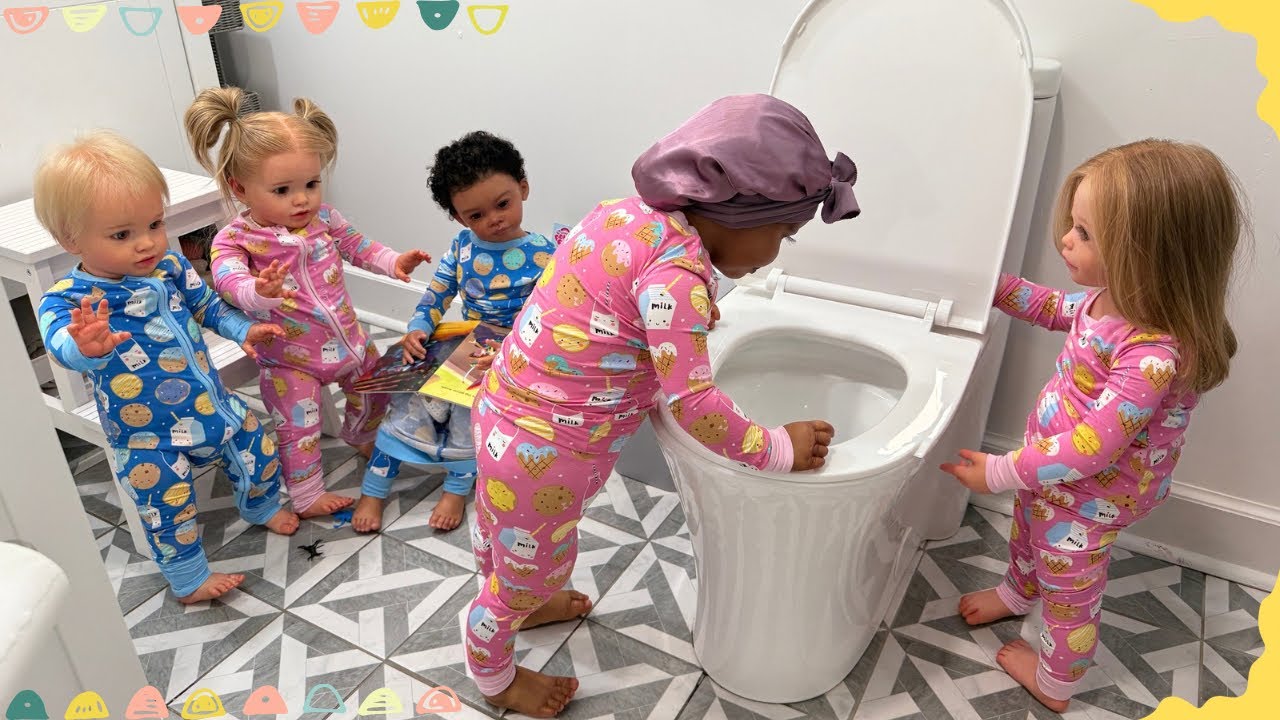 REBORN DOLLS SICK DAY ROLE-PLAY 🤮 WITH REALISTIC MORNING ROUTINE 🥣