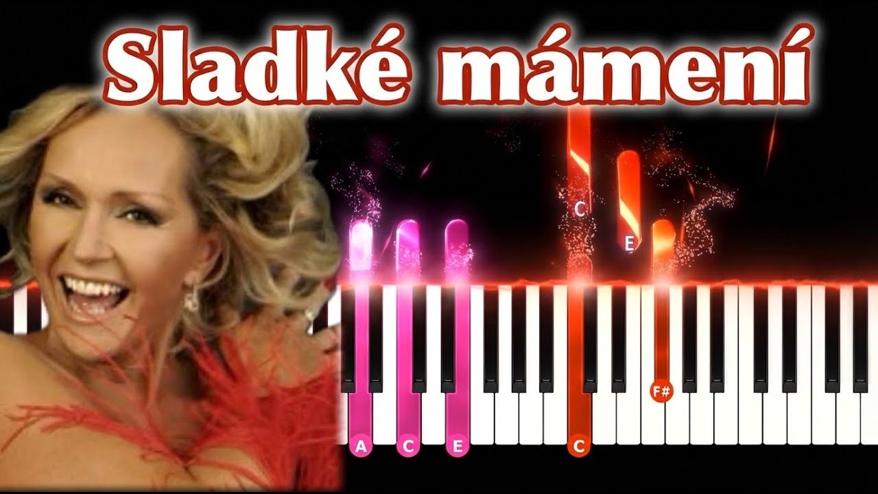 💗Sladké mámení od H. Vondráčkovej na klavíri 🎹 | Pianotutorial v dvoch úpravách s akordami 
