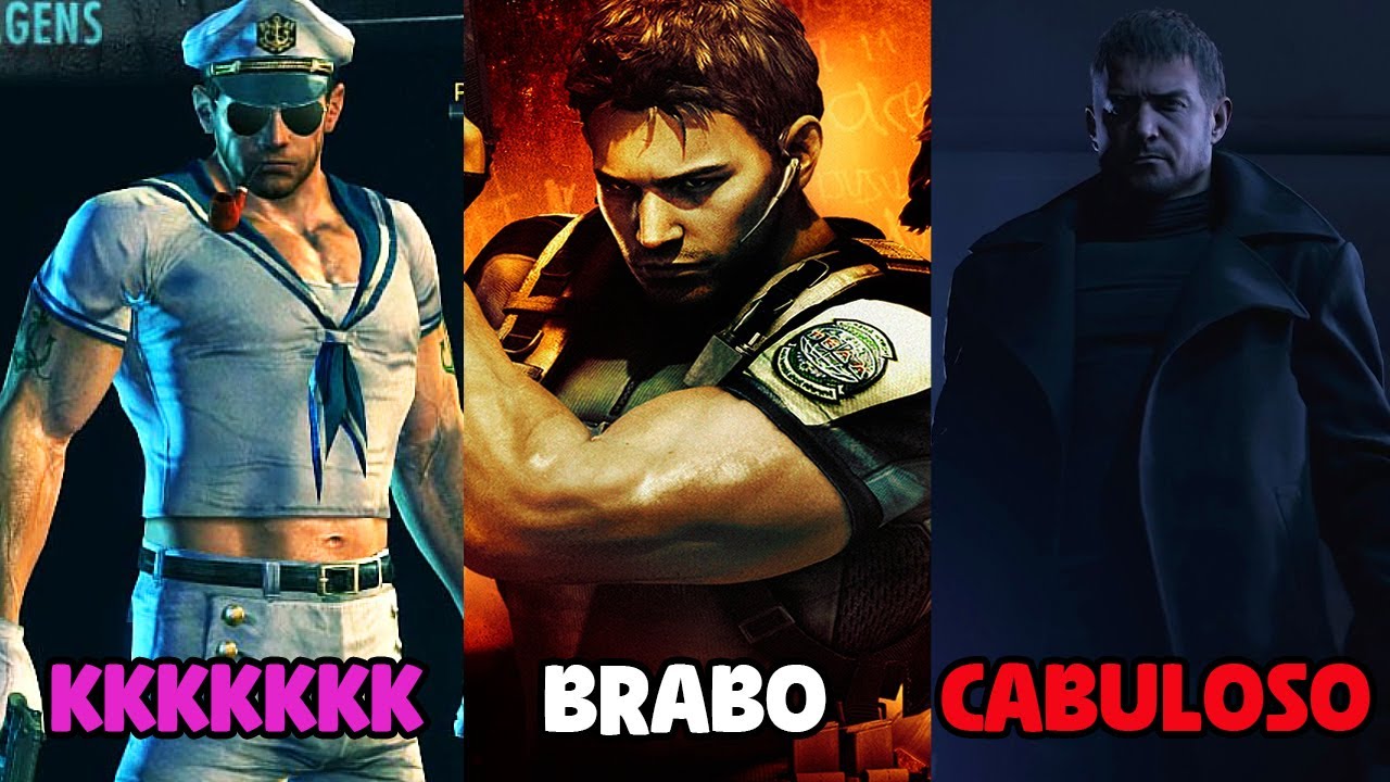 RANKEANDO O DRIP DO CHRIS na Saga Resident Evil