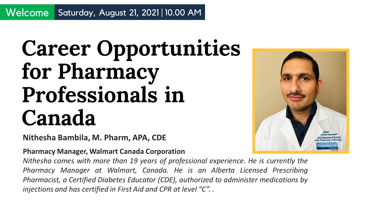 Career Opportunities for Pharmacy Professionals in Canada