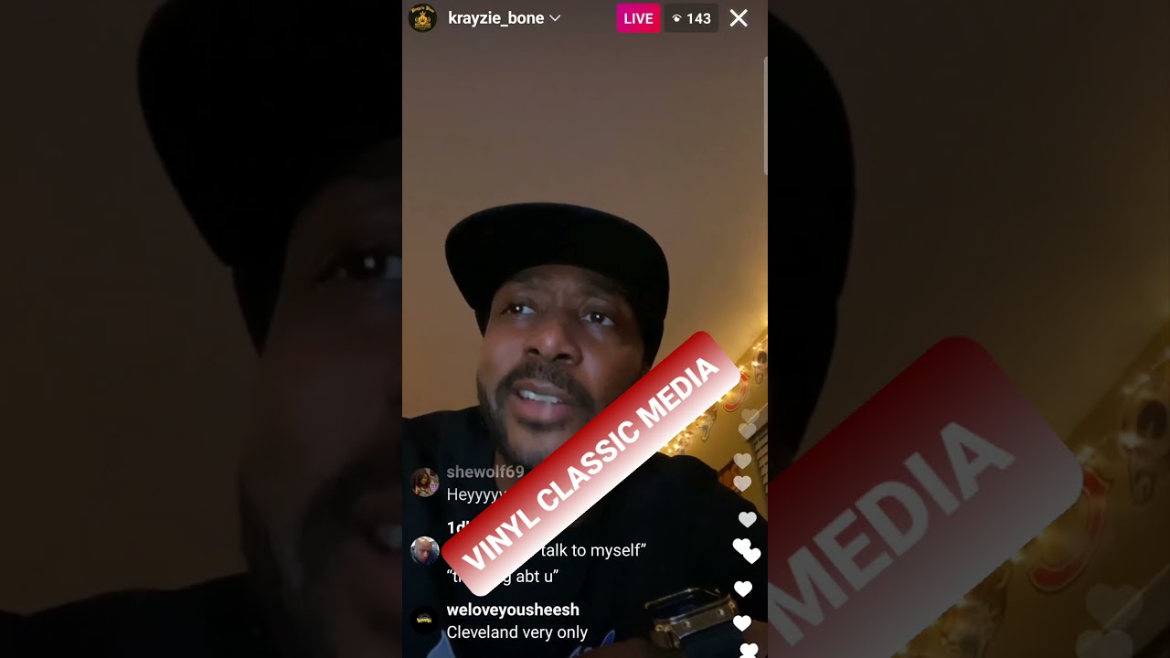 krayzie bone playing Thug Mentality Album unreleased songs / Instagram Live