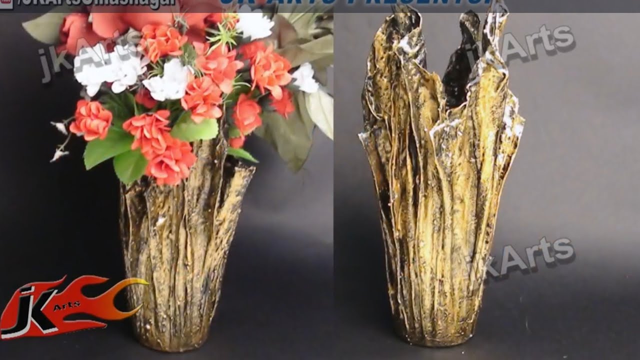 DIY  Vase From Waste Cloth | How to Make | JK Arts 491
