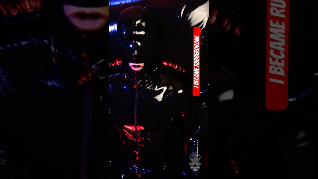 I became rubberdrone #rubber #latex #gasmask #gay #rubberdrone