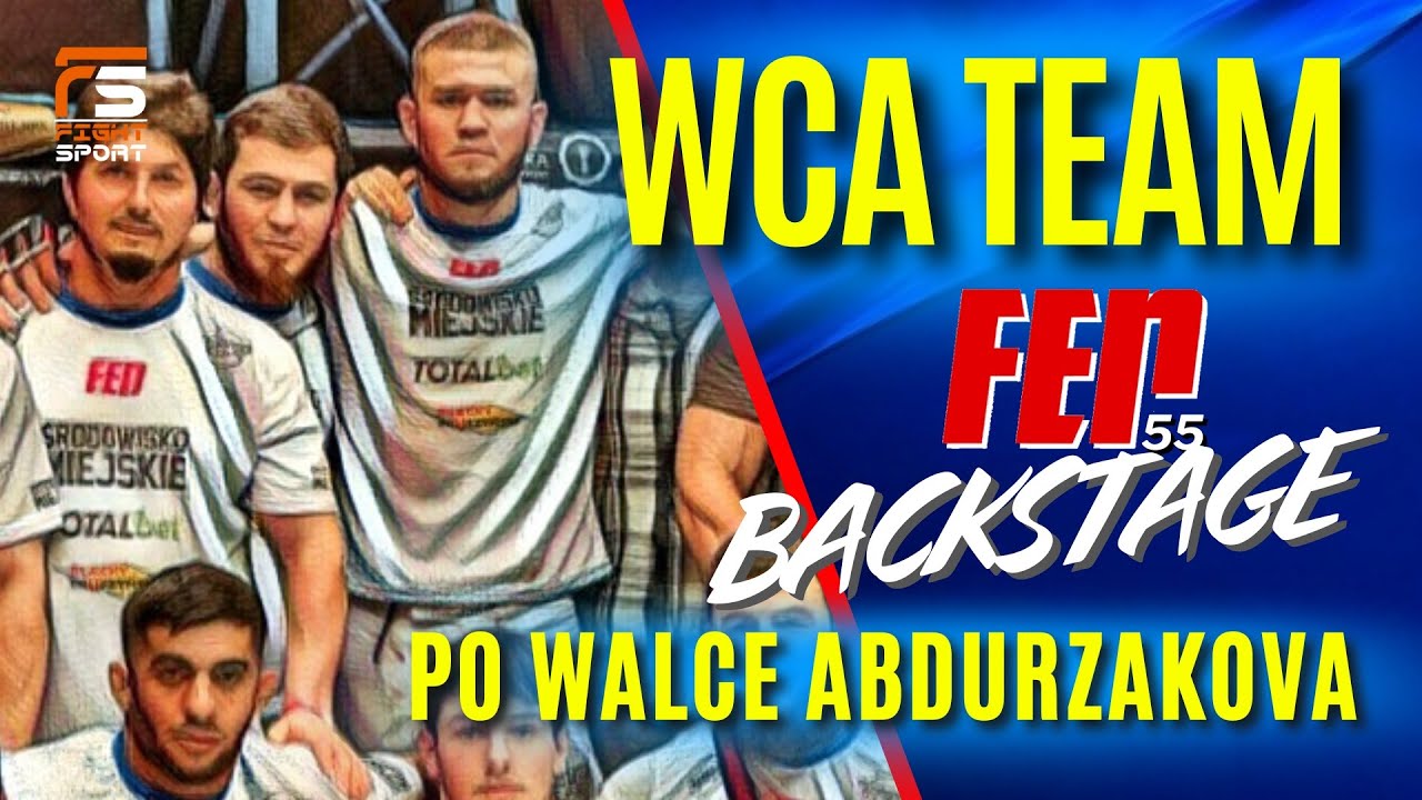 ARBI, ANZOR I ADAM SOLDAEV - ZWYCIĘSKI TEAM WCA PO WYGRANEJ MANSURA ABDURZAKOVA