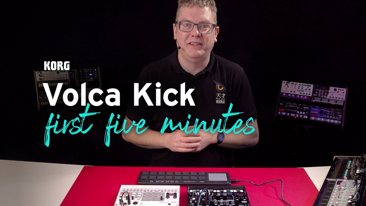 Начните использовать Volca Kick — ваши первые пять минут