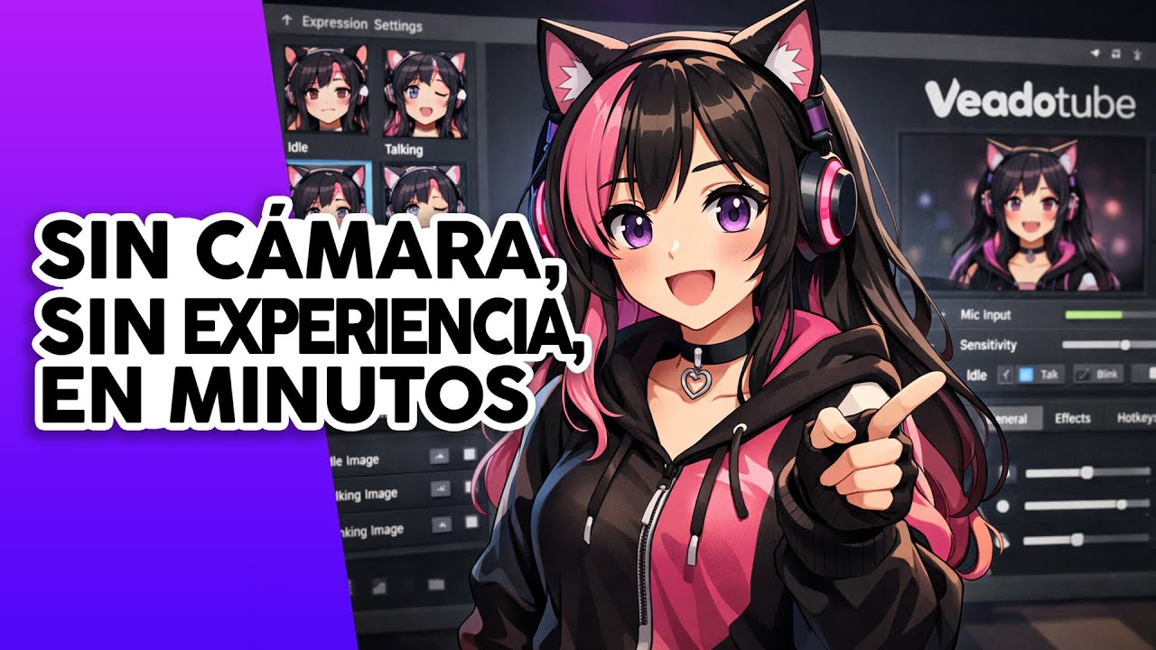 C&oacute;mo hacer un VTuber GRATIS y f&aacute;cil en 2026