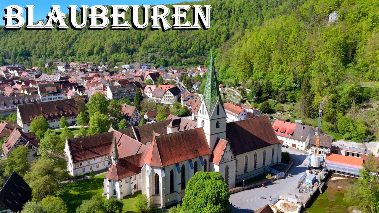 Blaubeuren, Germany and surroundings on May 1st (long version)