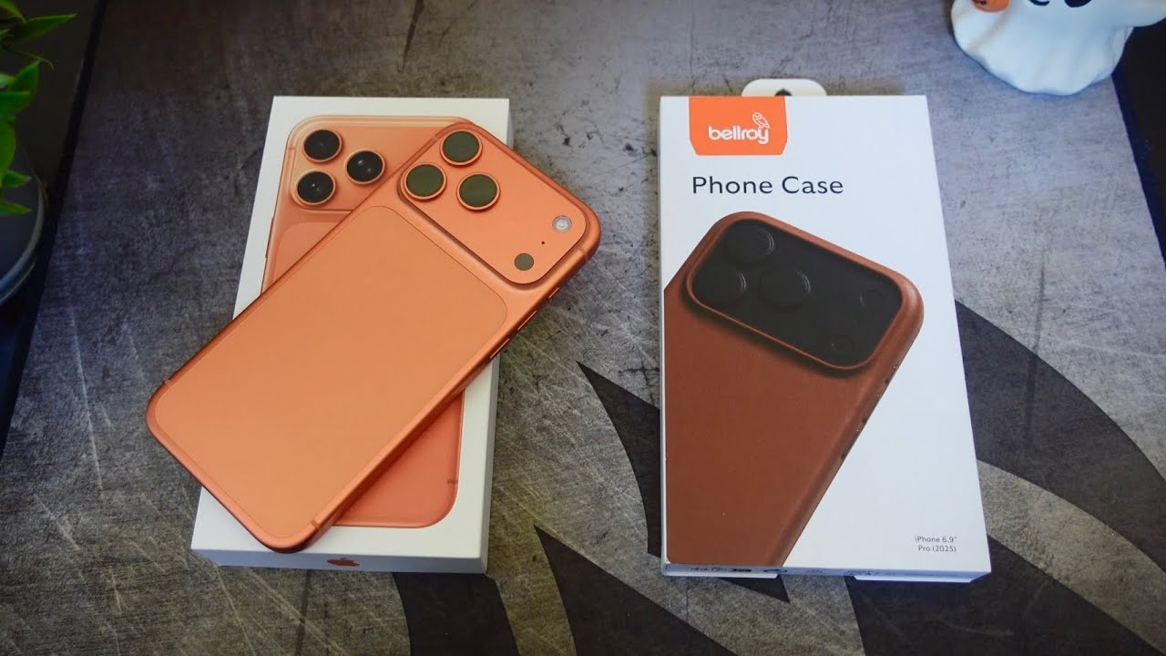 Кожаный чехол Bellroy для iPhone 17 Pro Max! Премиальная кожа!