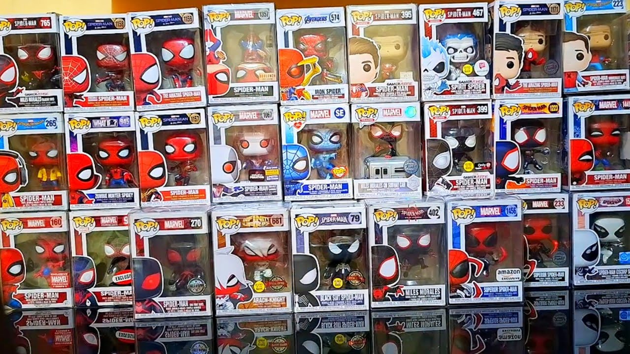 Spider-Man Funko Collection ASMR | No Talking