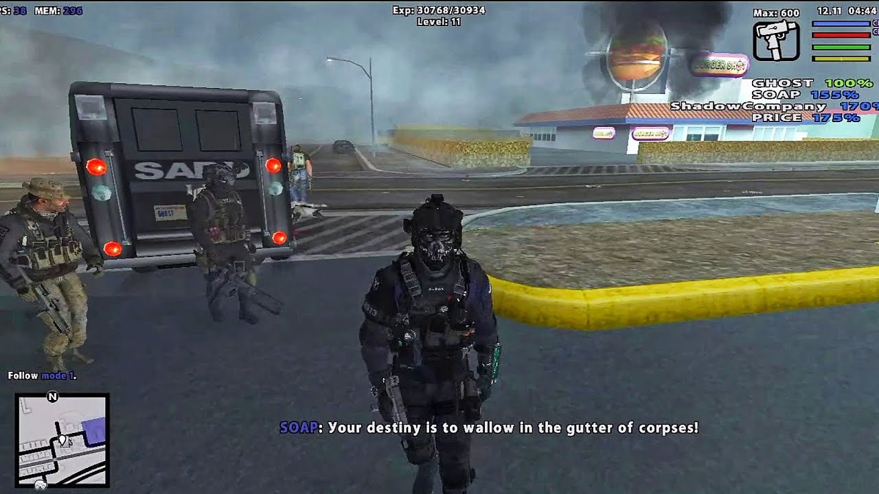 Zombie Andreas Complete Final Gameplay Ghost Call Of Duty