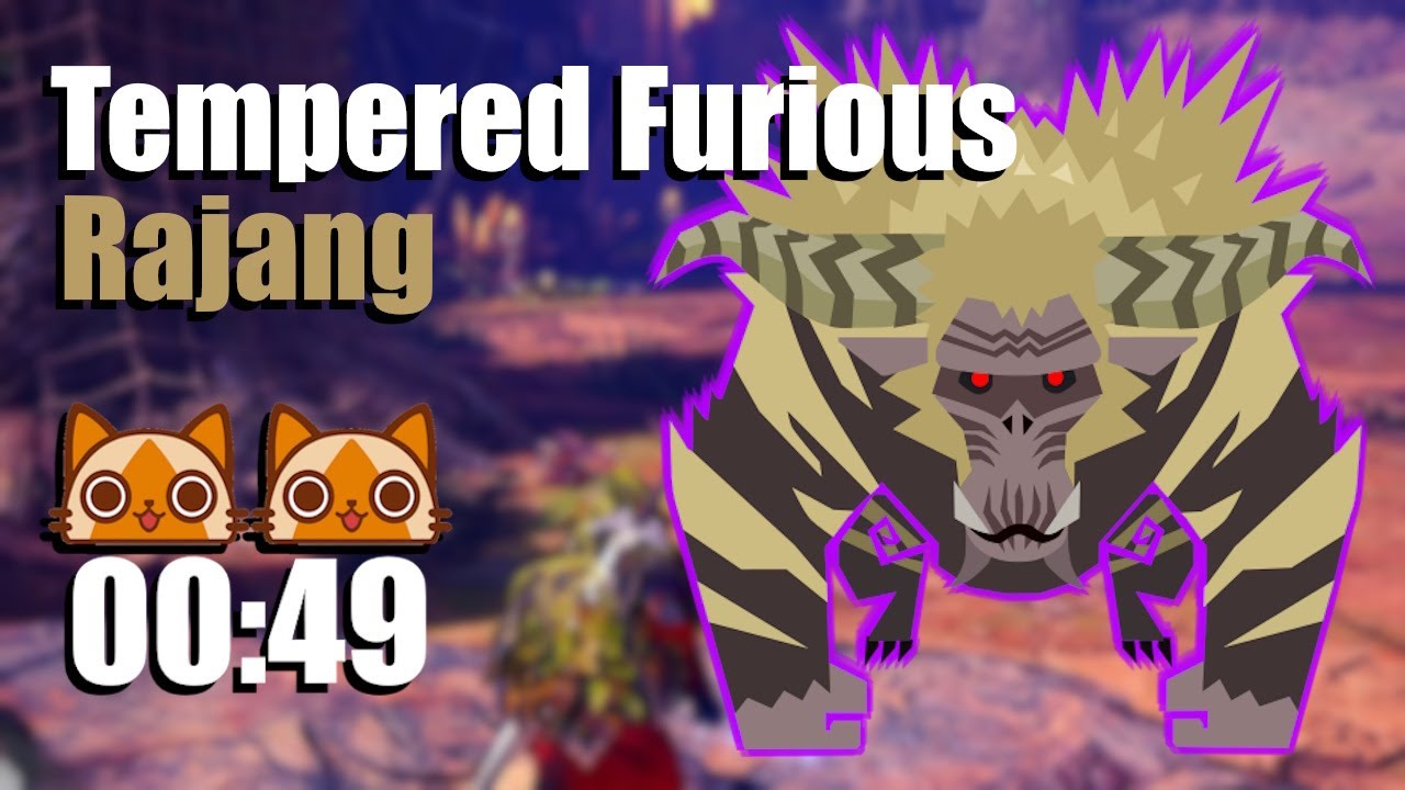 Mew Are Number One! - Palico Speedrun [00:49] | Tempered Furious Rajang