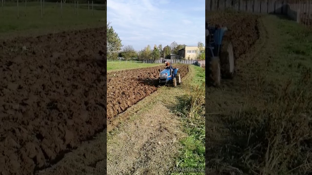 ISEKI 180 landhope plowing 2 orba 2
