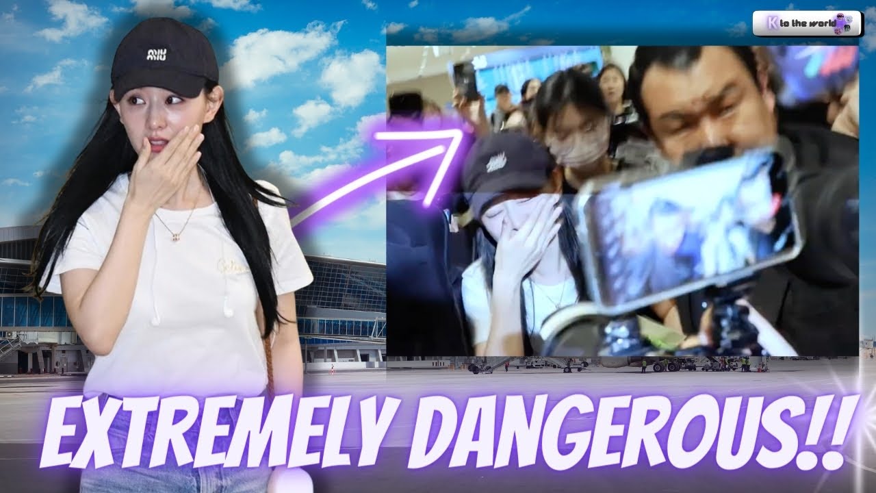 Kim Ji Won Subject to EXTREMELY DANGEROUS Airport Arrival! Fans WORRIED for Her Future Safety!