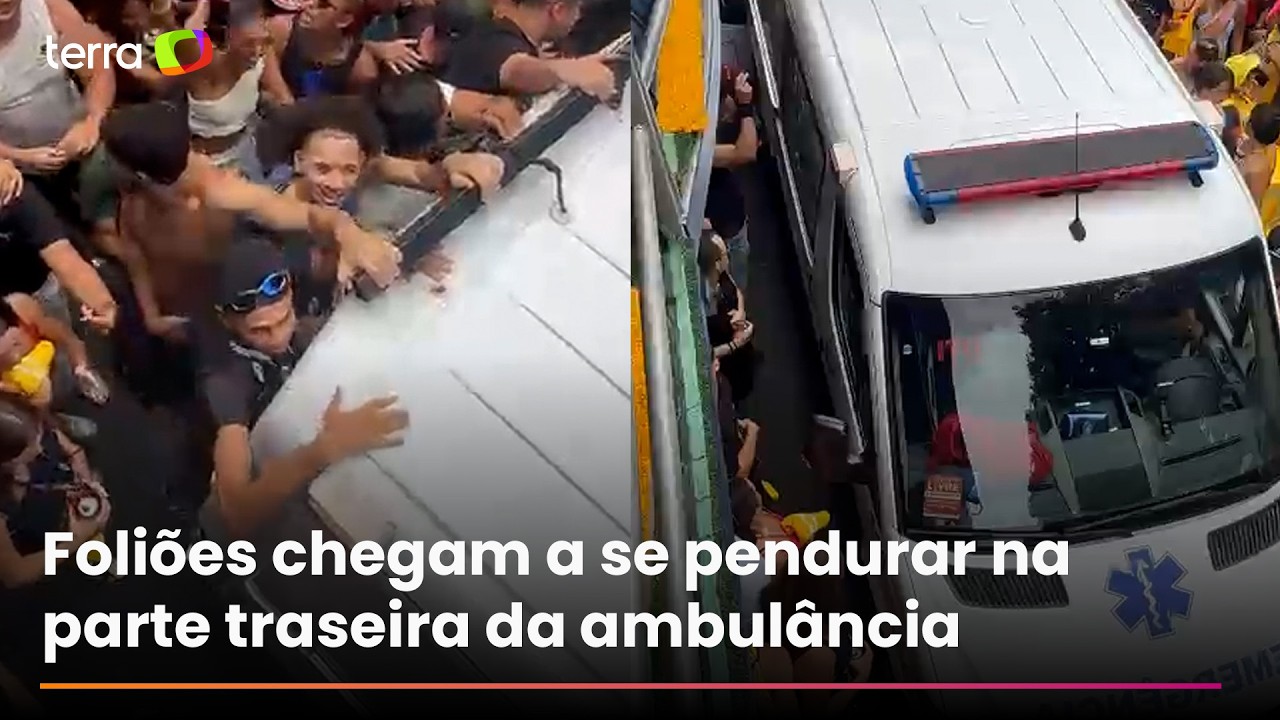 Novo ângulo mostra ambulância tentando atravessar multidão em bloco de Calvin Harris em SP