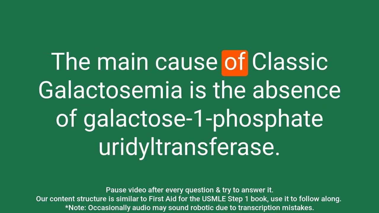 Disorders of Galactose Metabolism: A Comprehensive Review in Question and Answer Format