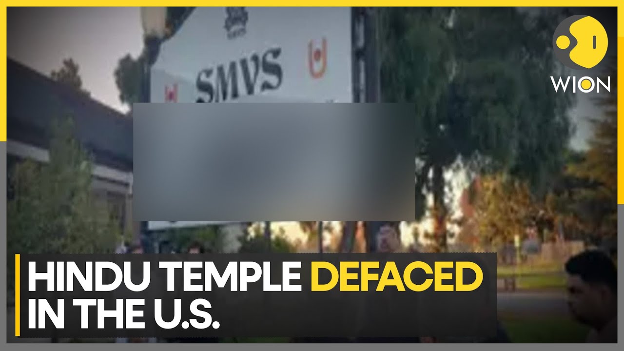US: Hindu temple defaced, Indian consulate in San Francisco demands investigation | WION
