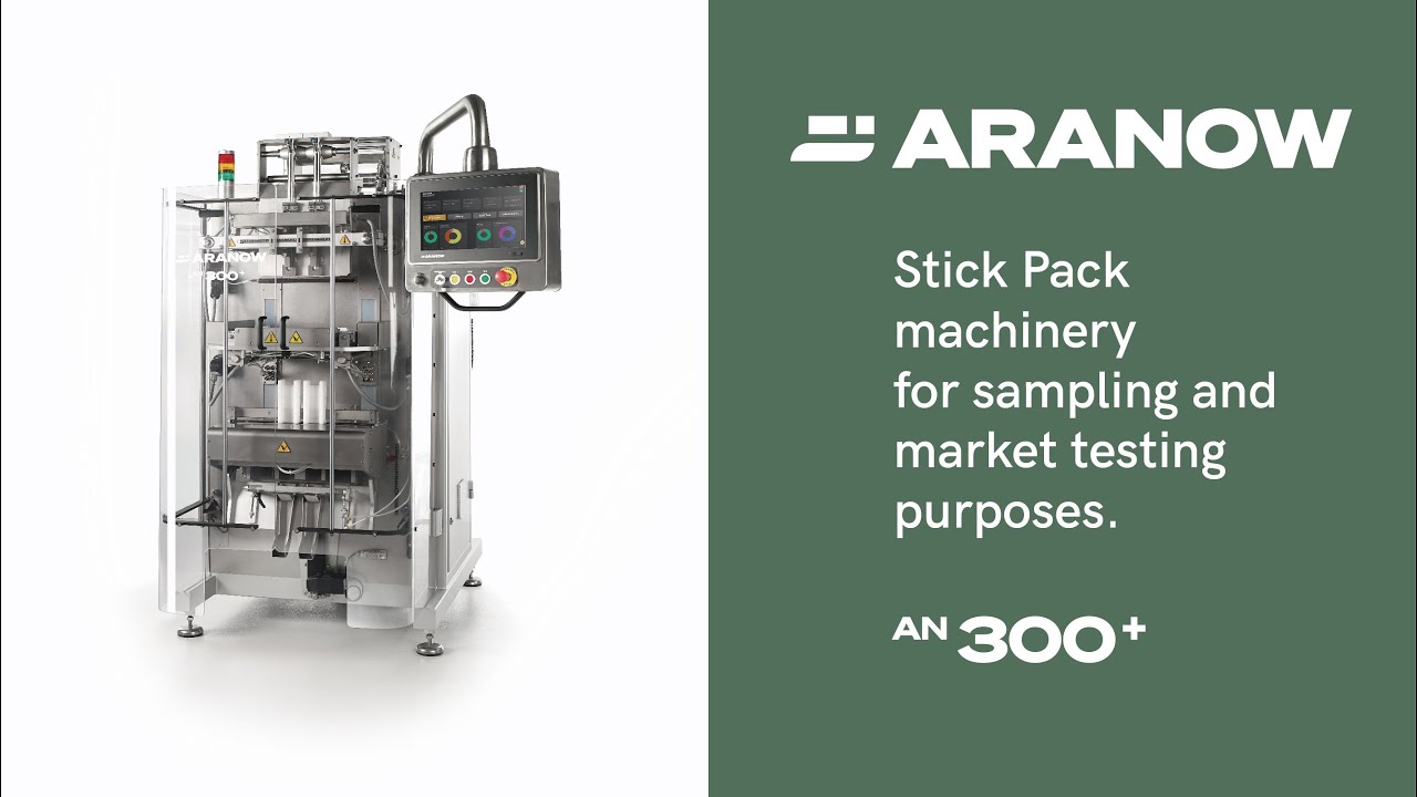 AN300+  - Stick Pack machinery for testing and market testing purposes.
