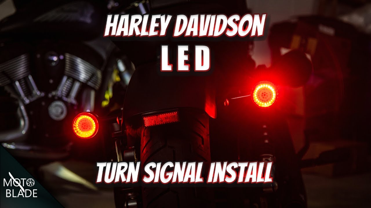 How To Install Motorcycle LED Turn Signals | Harley Davidson Sportster, Dyna, Touring