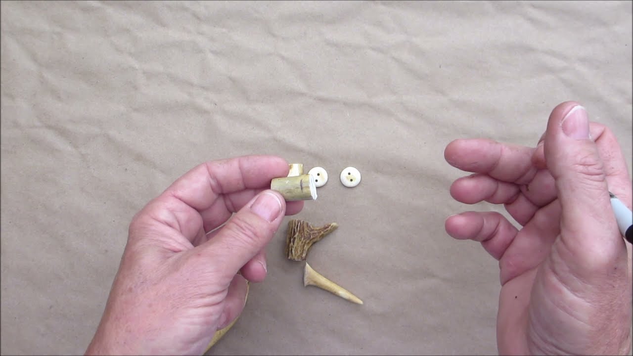 How to make an antler button!