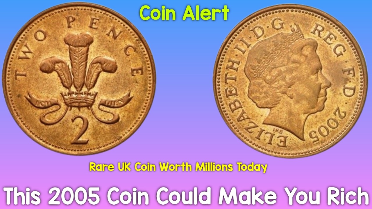 2005 Two Pence Coin Worth $370 Million? Rare Queen Elizabeth II UK Coin Value
