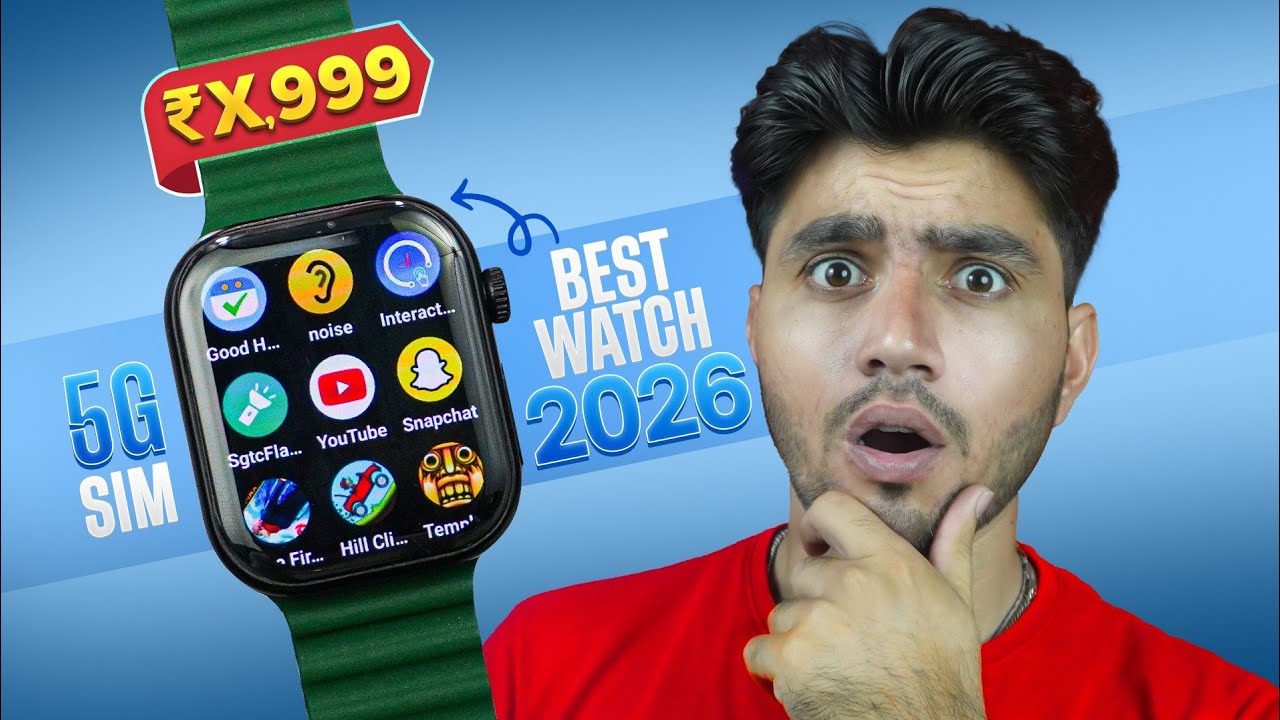 Best 5G Smart watch in 2026 😲 5G Sim/Wifi || 8GB Ram || 10MP HD camera 📸 || WS268 #watch #5gwatch 