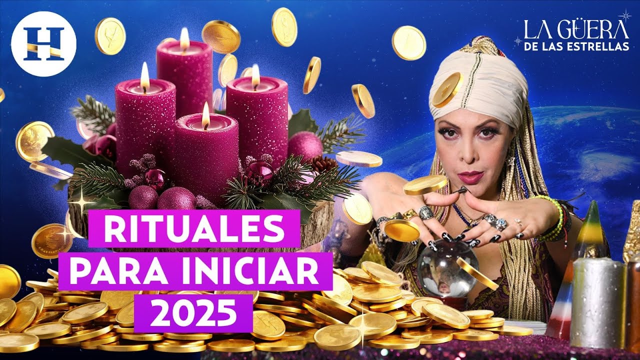 Poderosos rituales de inicio de año 2025 con La Güera de las Estrellas