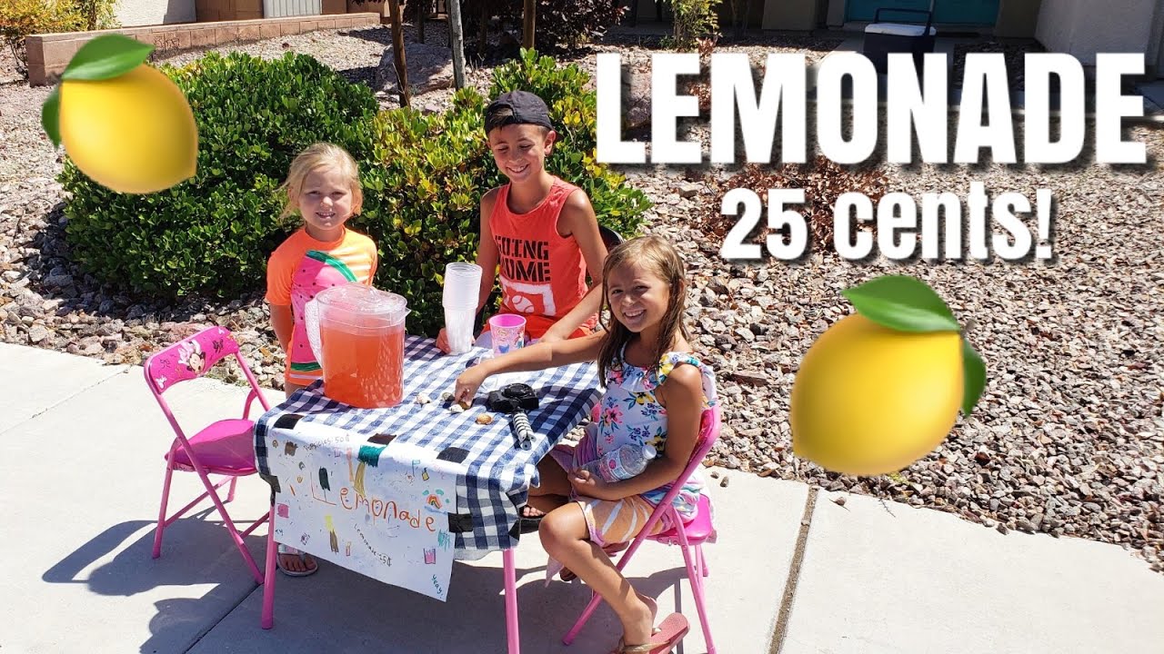 ❄ICE COLD LEMONADE ON A BLAZING HOT SUMMER DAY! 🔥 / How Long Do The Kids Last Selling Lemonade??