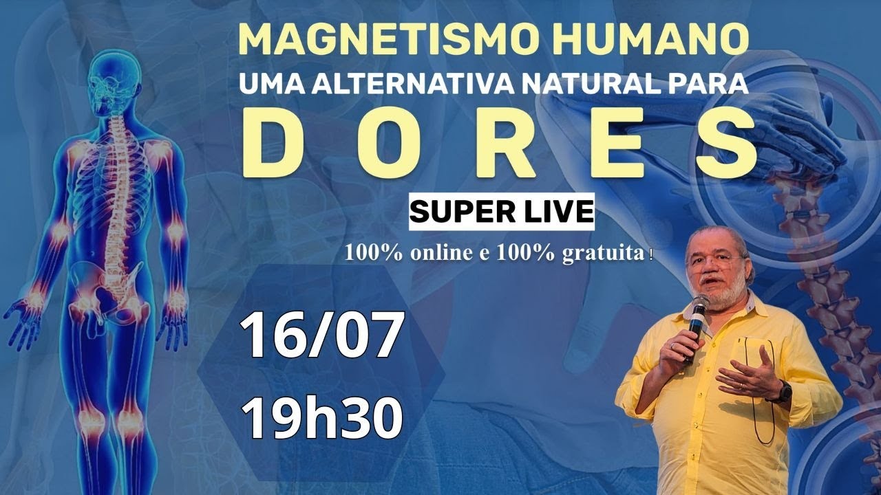 MAGNETISMO HUMANO: uma alternativa natural para DORES