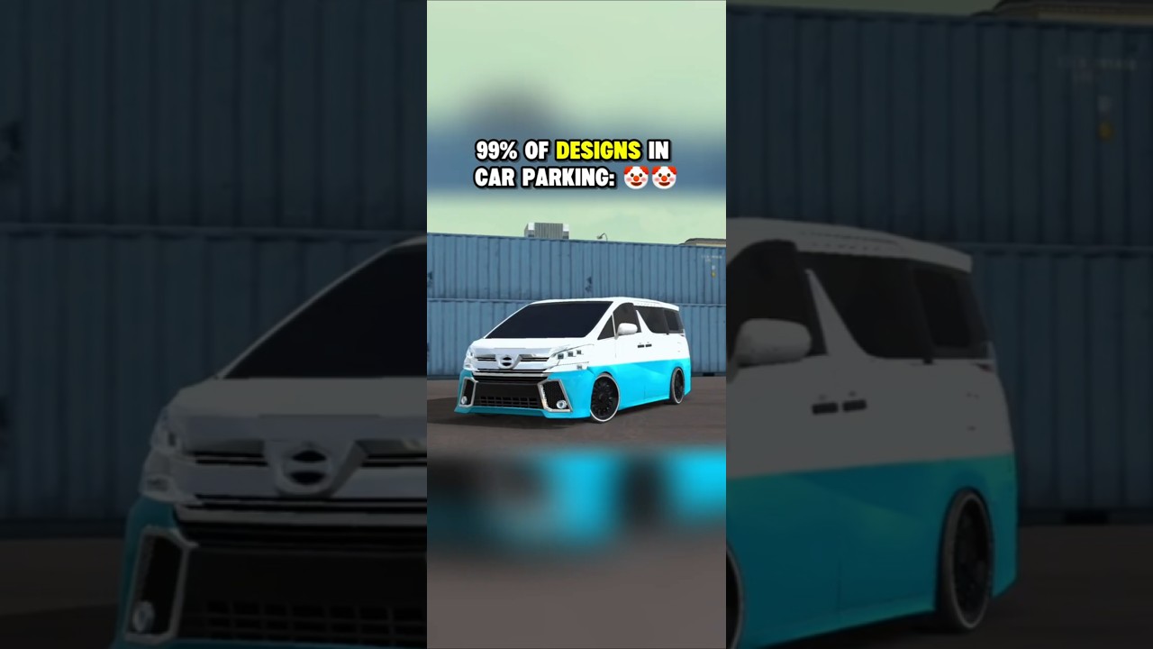 99% Of Cpm Designs🤡🤣 - Car Parking Multiplayer #shorts #ytshorts