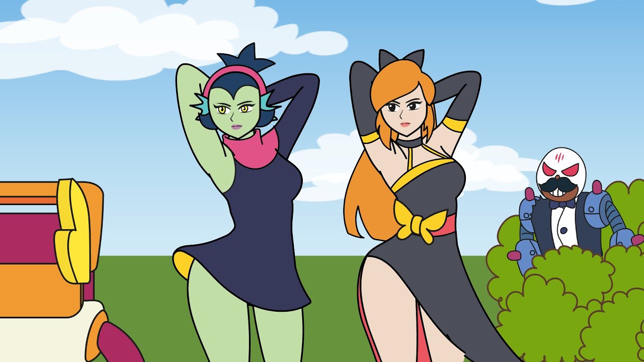 WILLOW and MARIPOSA PIPER Zerotwo Dodging Meme (Brawl Stars Animation)