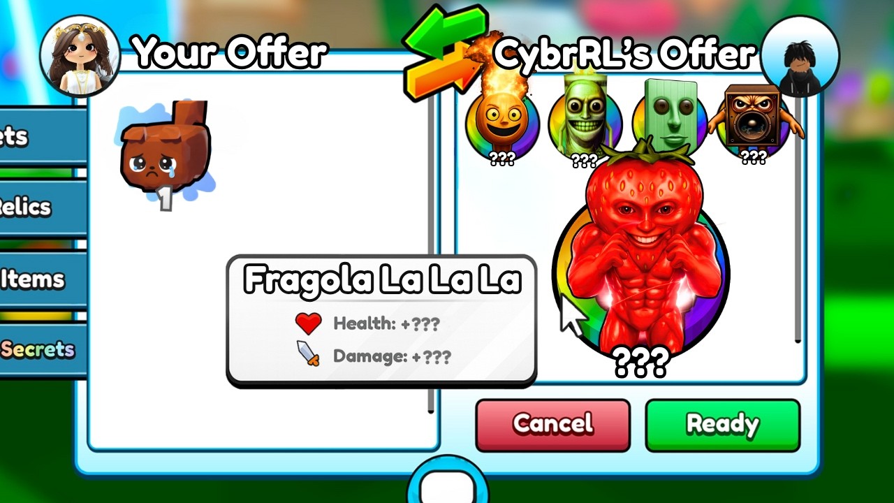 Trading From NOTHING To FRAGOLA LA LA LA In Brainrot Evolution (Roblox)