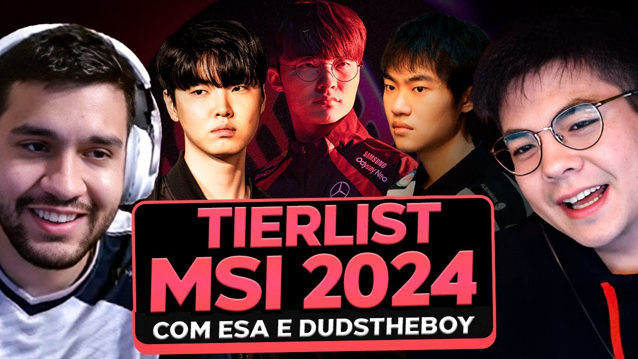 TIERLIST DO MSI 2024 - ILHA DAS LENDAS
