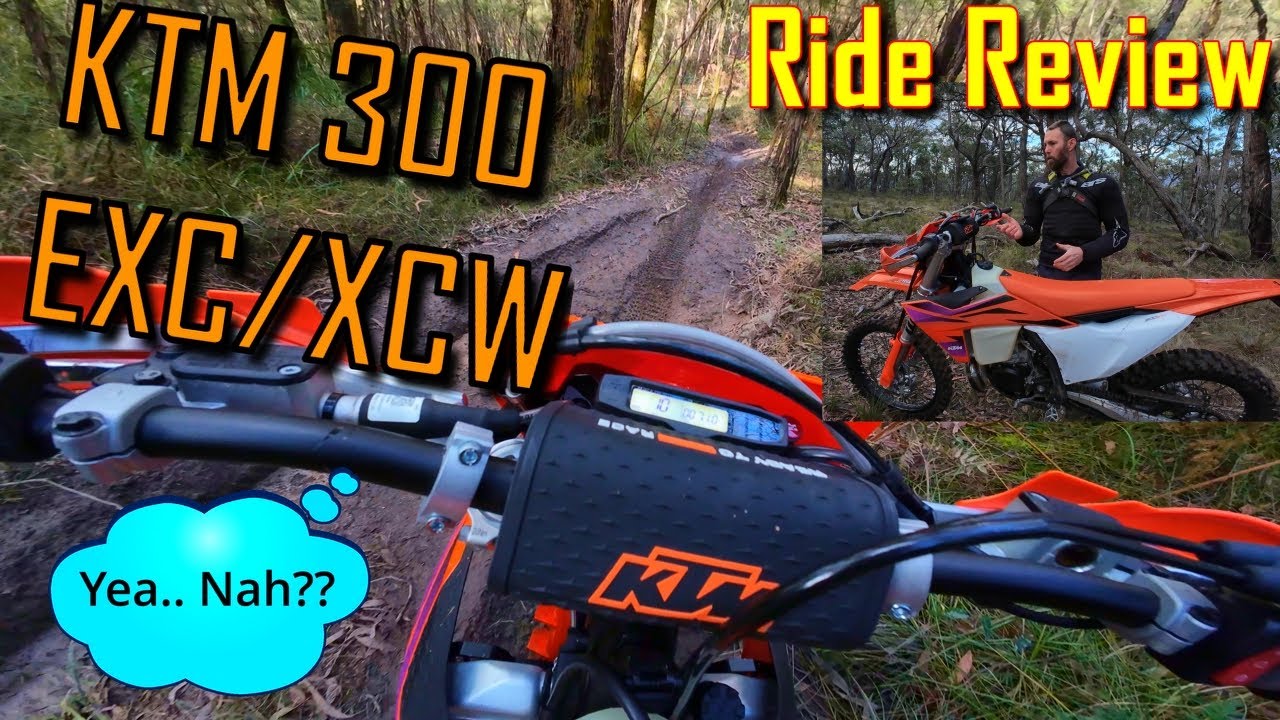 Обзор KTM 300 EXC 2024 года - XCW Ride: как он себя показывает в сравнении?