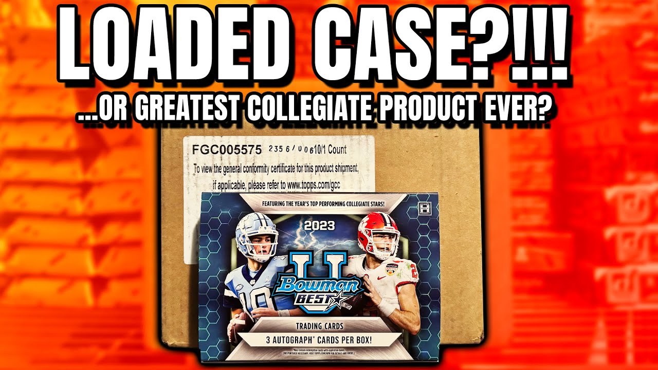 IS IT A LOADED CASE? | 8 MORE Boxes of 2023 Bowman's Best University Breaker's Delight