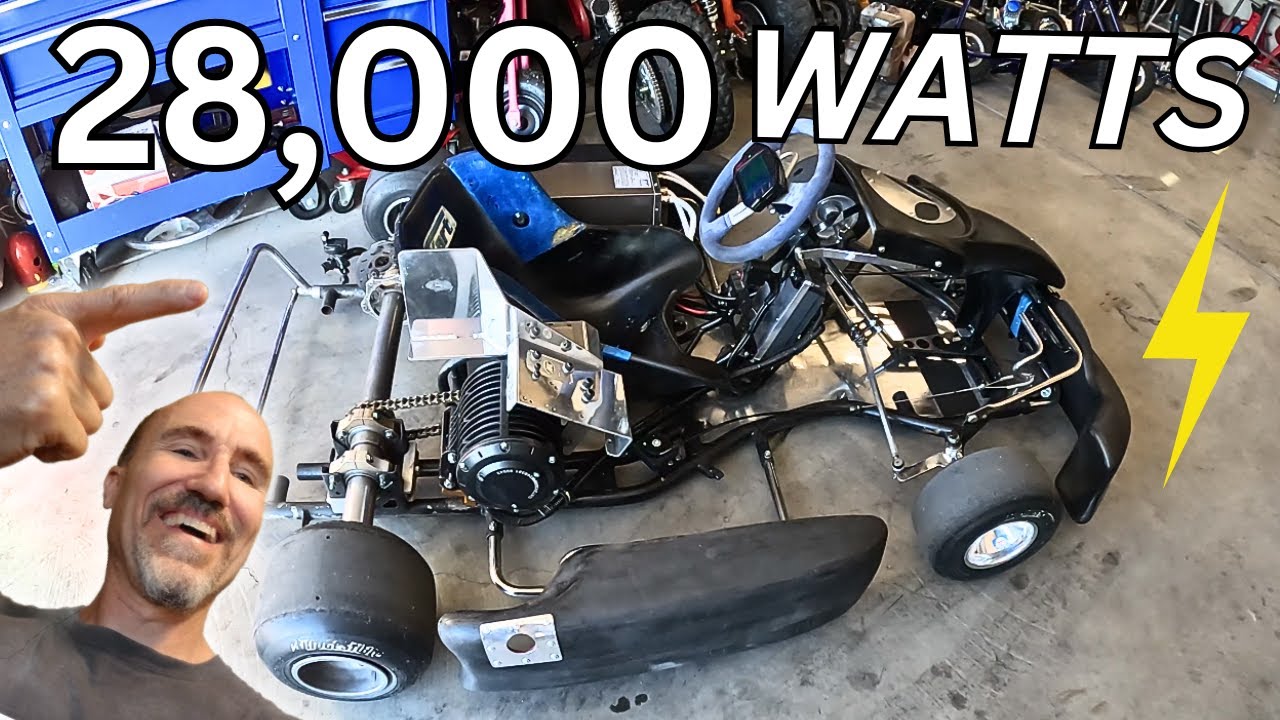 How to build an INSANE electric Go kart!